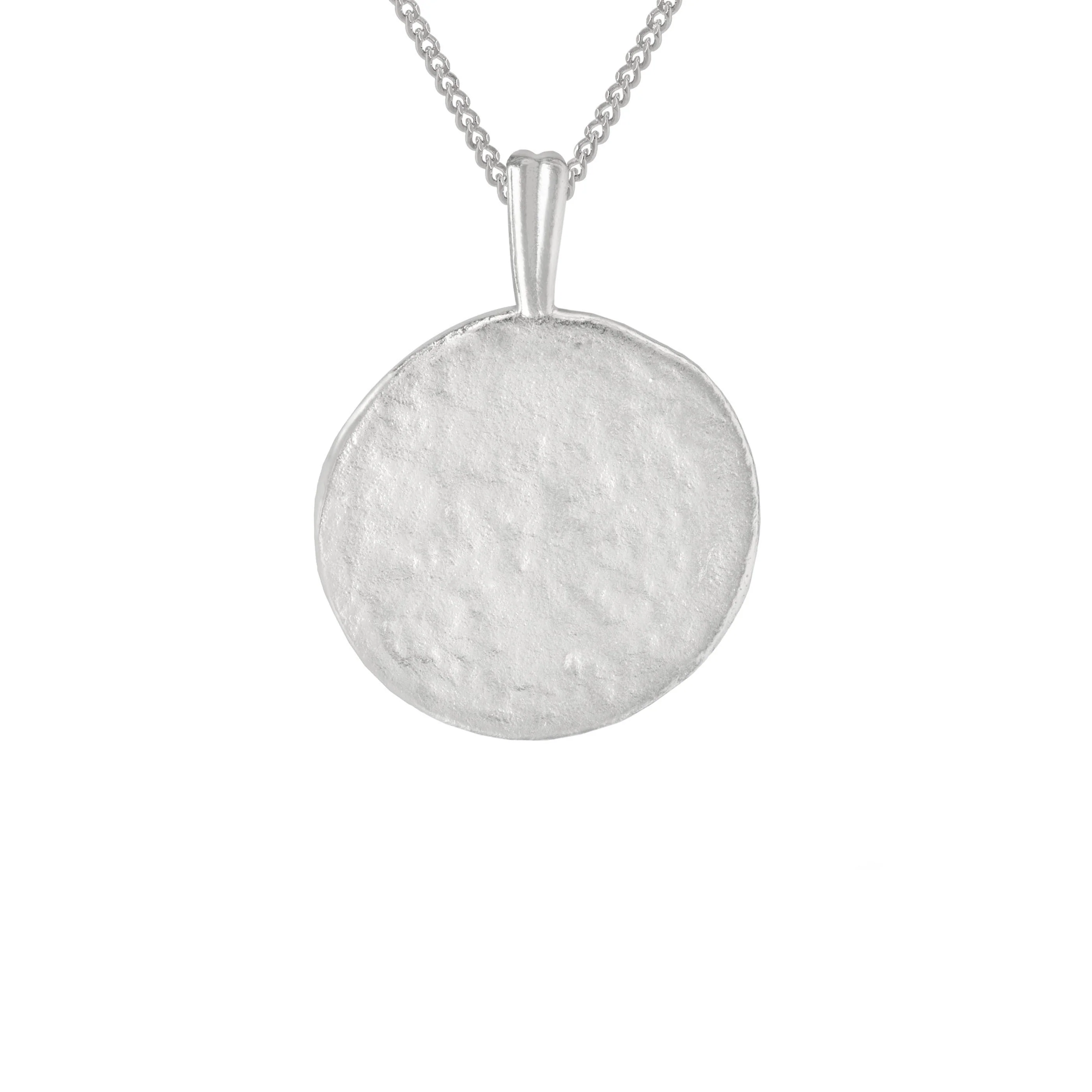 Cancer Zodiac Pendant Necklace in Silver - Image 5