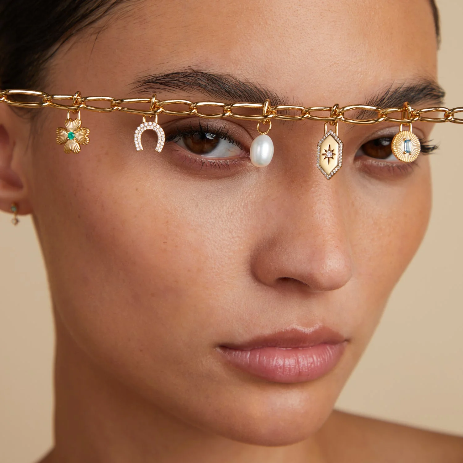 Clover Clip Charm in Gold - Image 5