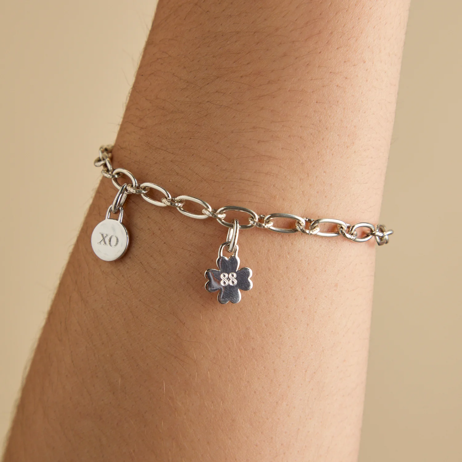 Clover Clip Charm in Silver - Image 7