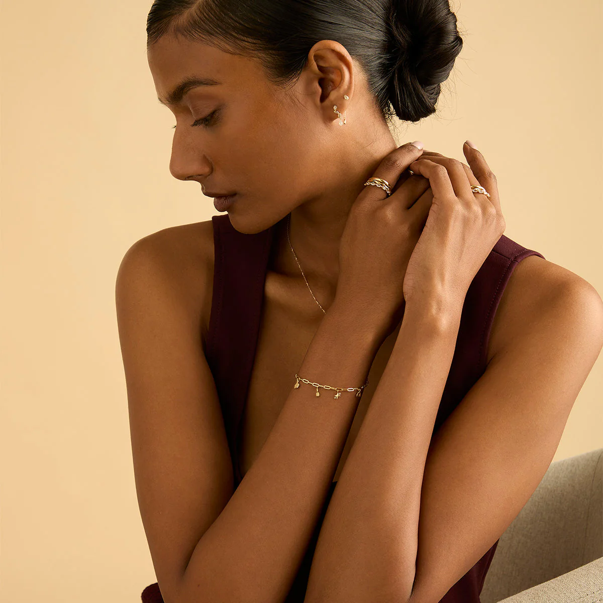 Cosmic Cluster Charm 9k Gold - Image 3