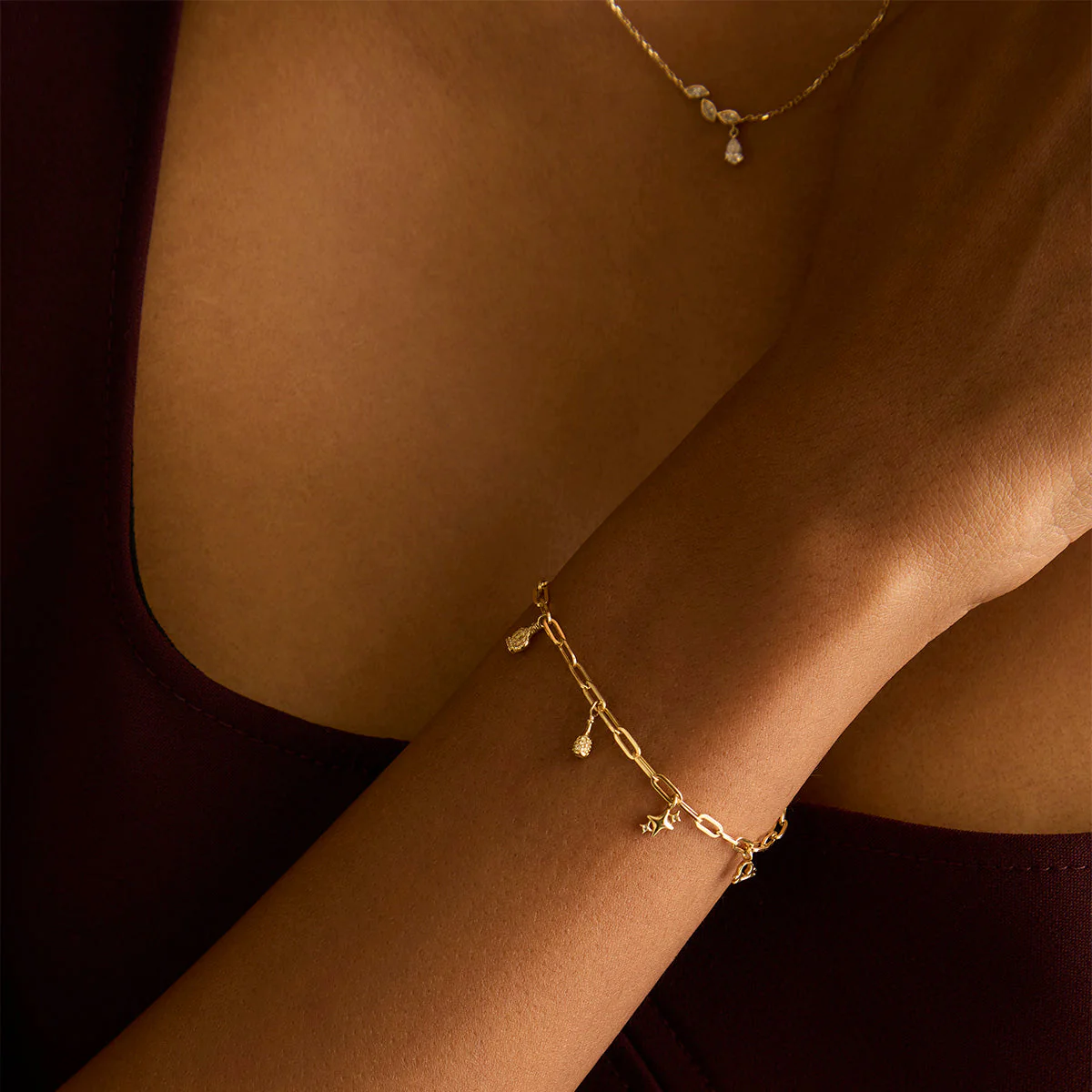 Cosmic Cluster Charm 9k Gold - Image 5