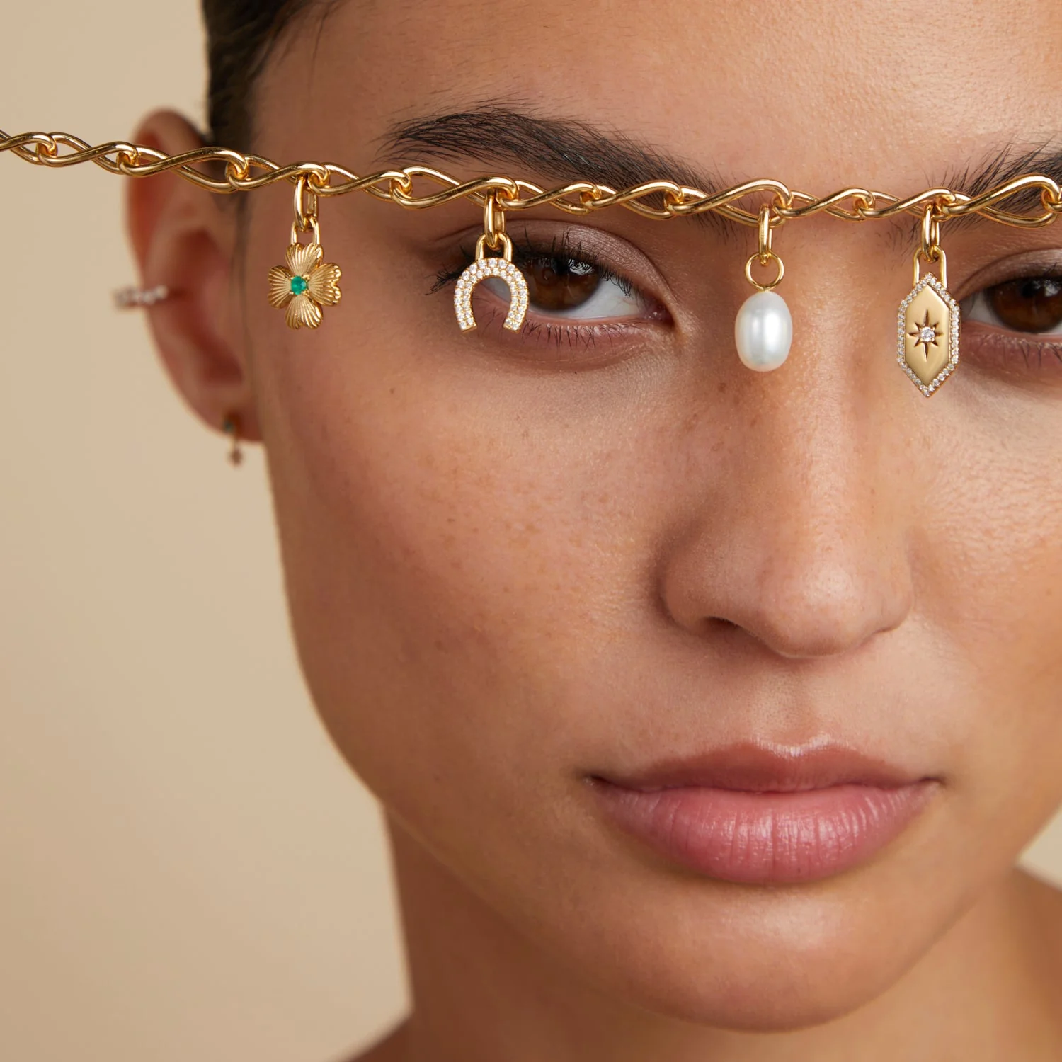 Horseshoe Clip Charm in Gold - Image 7