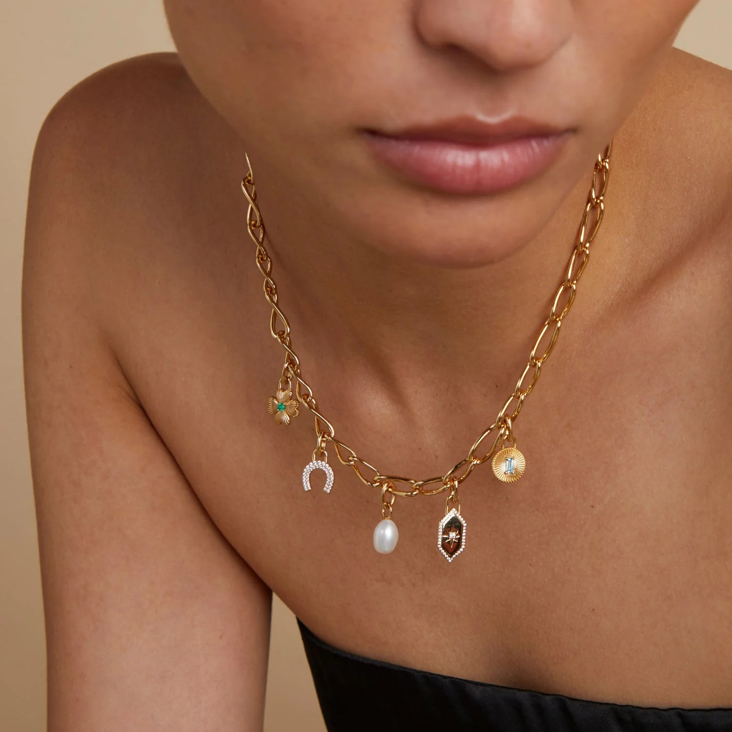 Pearl Clip Charm in Gold - Image 6