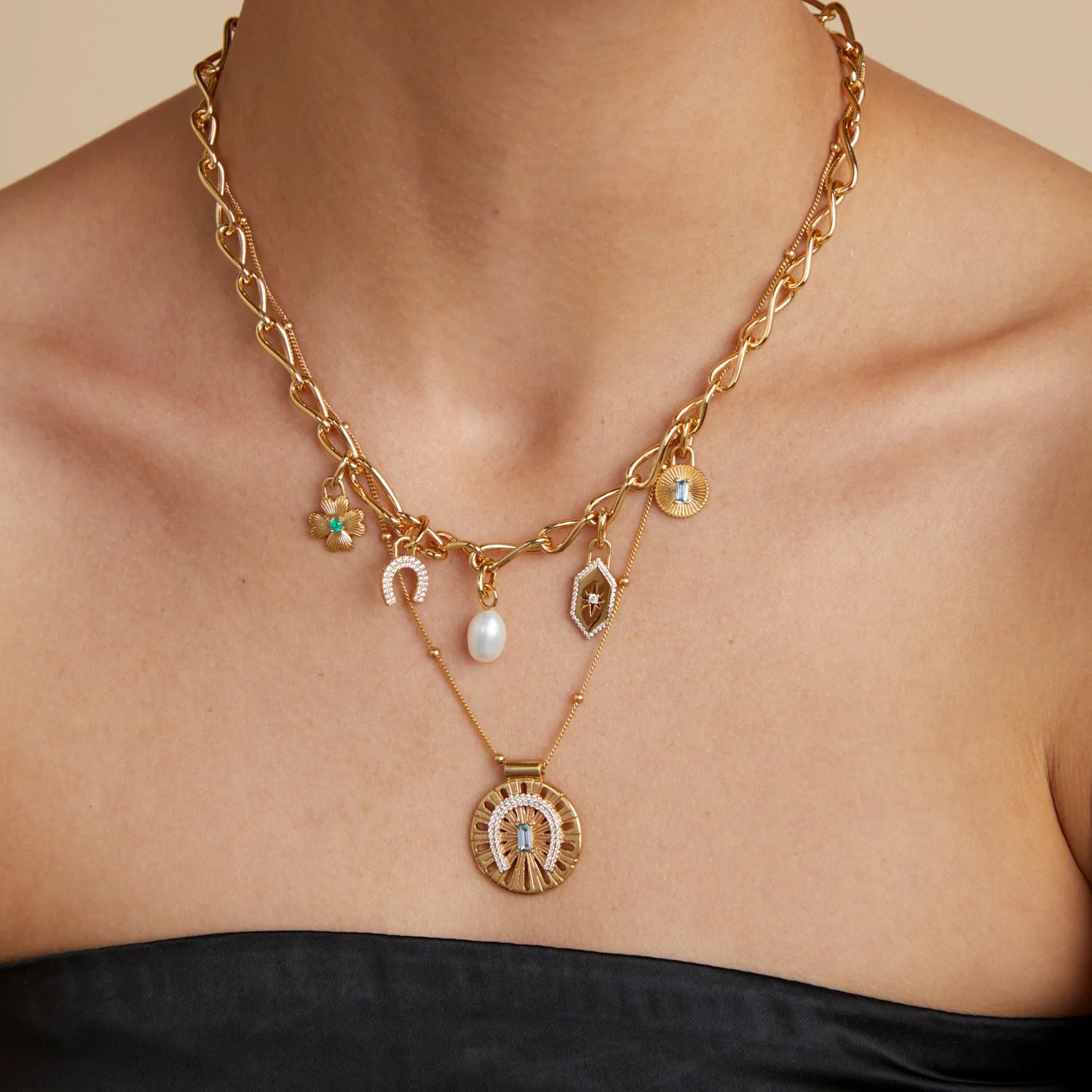 Pearl Clip Charm in Gold - Image 7