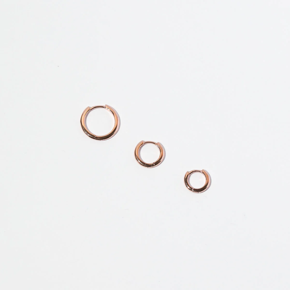 Essential 11.5mm Hoop in Rose Gold - Image 6