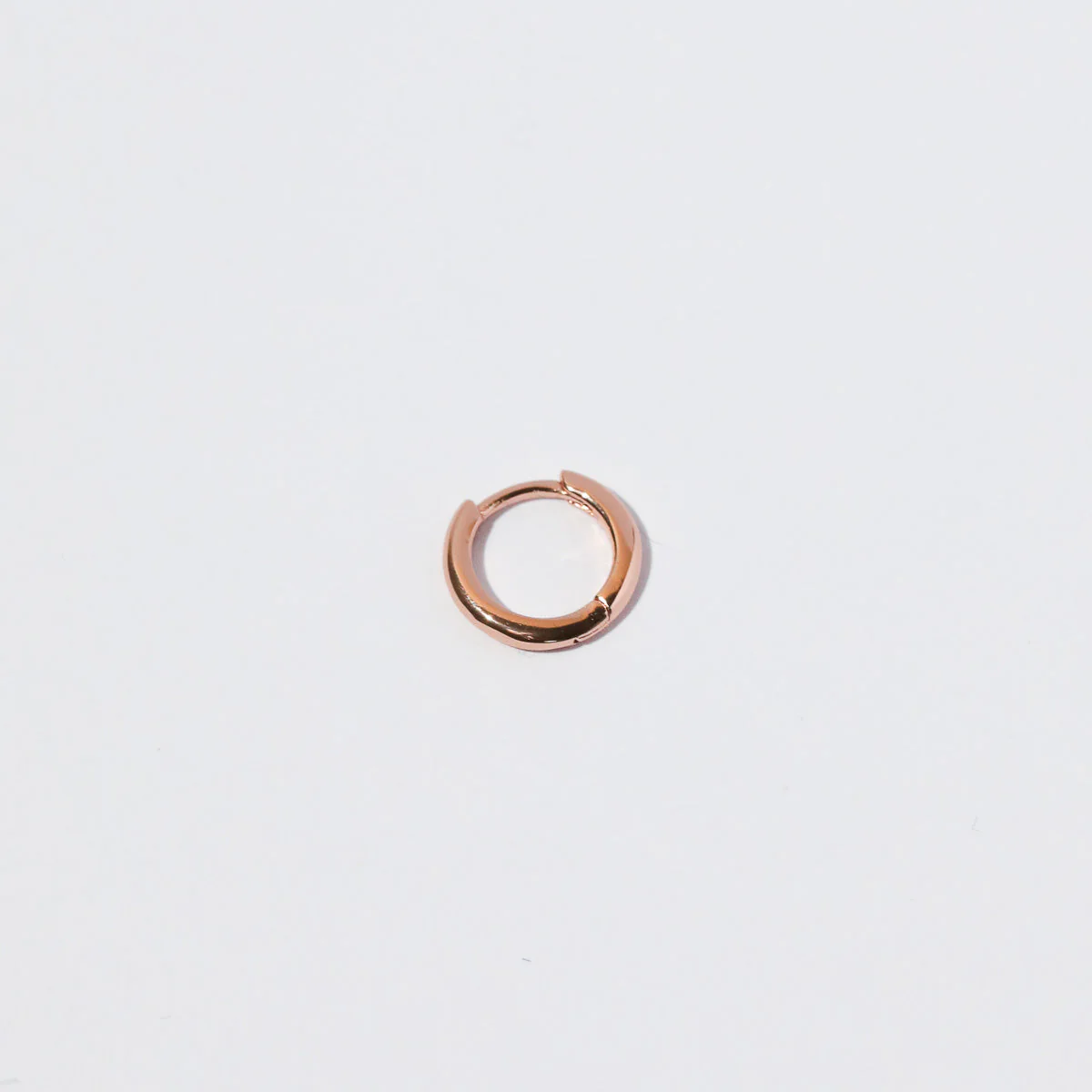 Essential 8mm Hoop in Rose Gold - Image 3