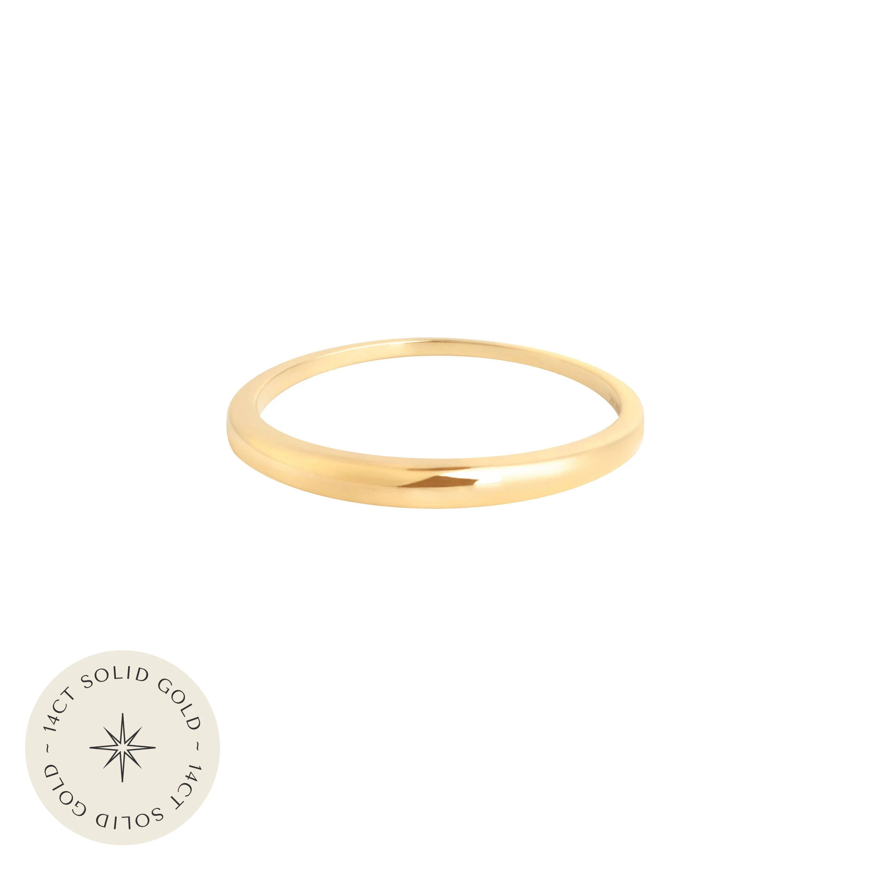 Dome Ring in Solid Gold - Image 5