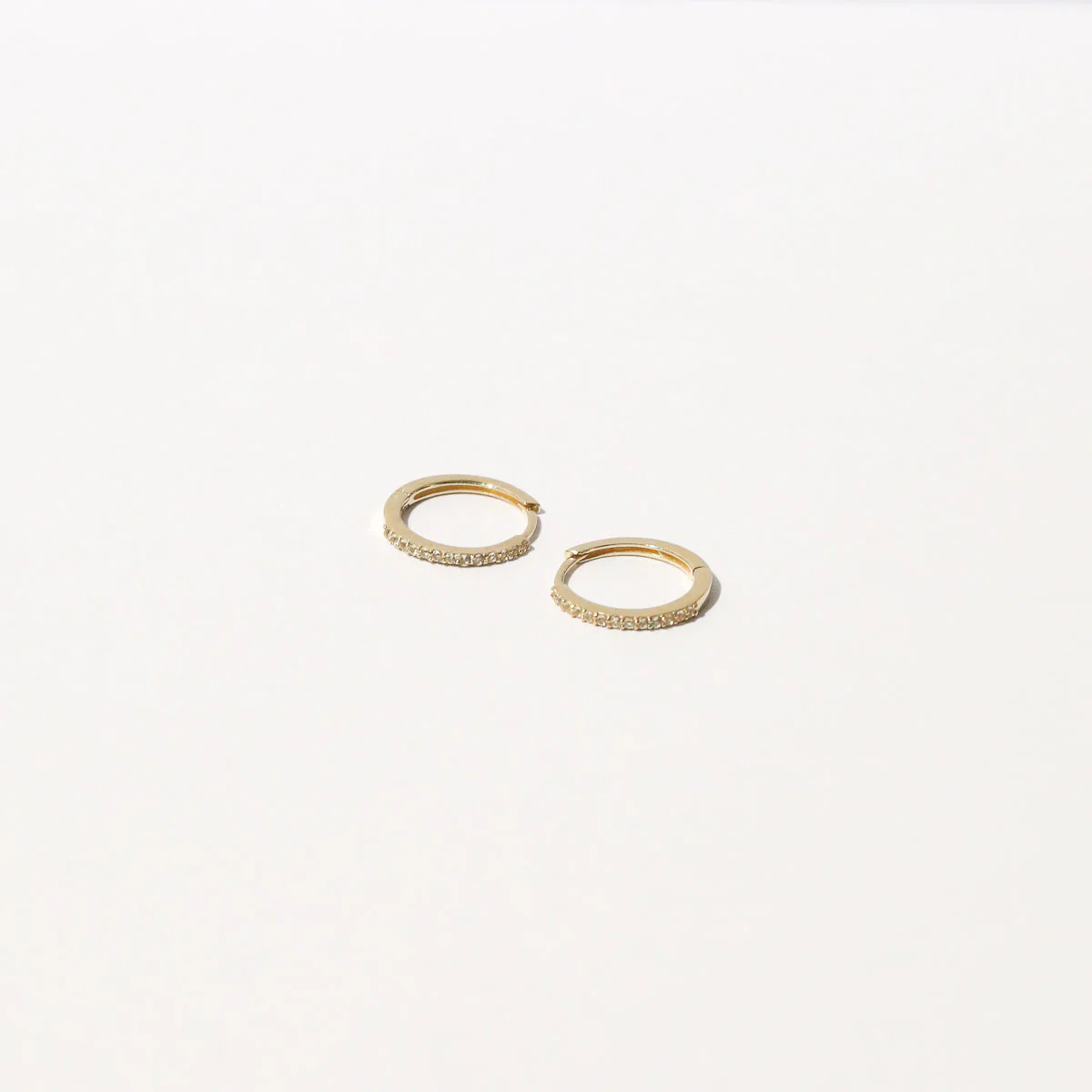Topaz Hoops in Solid Gold - Image 3