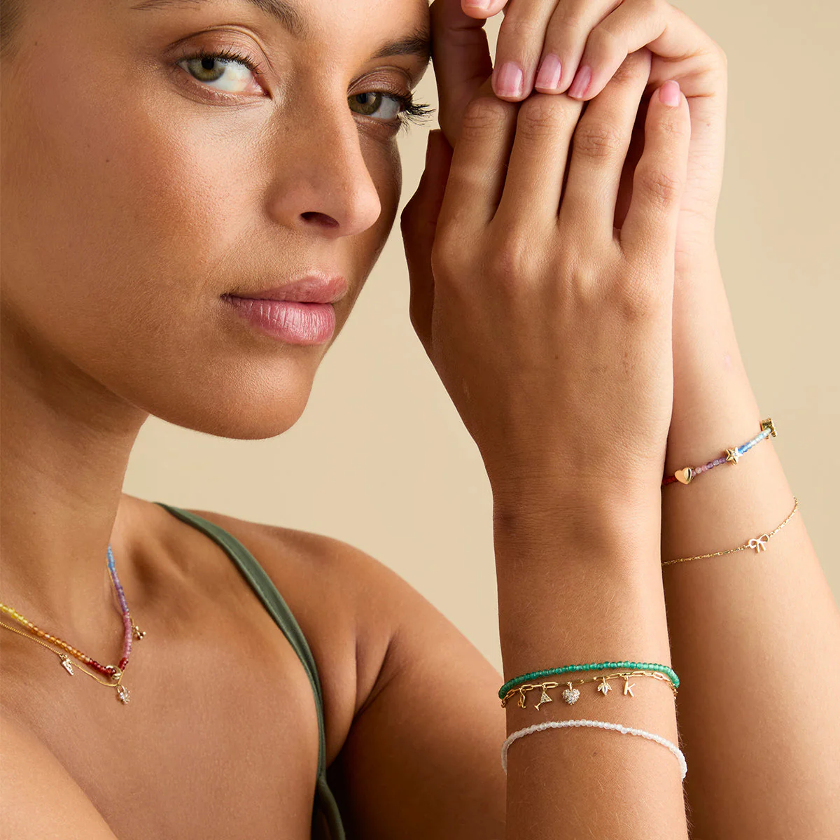 Star Click Charm in 9k Gold - Image 3