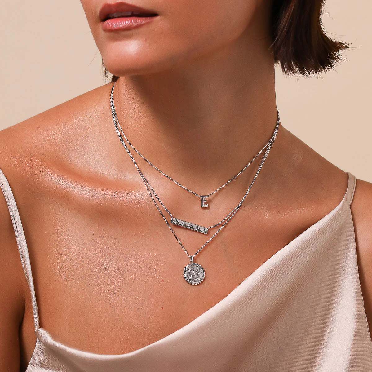 Virgo Zodiac Pendant Necklace in Silver - Image 4